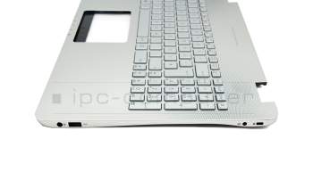 Asus ROG G551JK Original Tastatur inkl. Topcase DE (deutsch) silber/silber mit Backlight