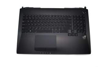 Asus ROG G750JH Original Tastatur inkl. Topcase US (englisch) schwarz/schwarz mit Backlight