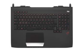Asus ROG G751JT Original Tastatur inkl. Topcase IT (italienisch) schwarz/schwarz mit Backlight