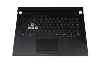 Asus ROG Strix G G531GU Original Tastatur inkl. Topcase DE (deutsch) schwarz/transparent/schwarz mit Backlight