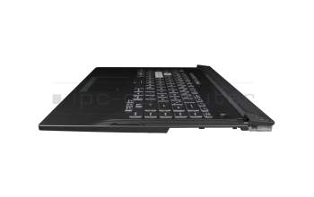 Asus ROG Strix G G531GU Original Tastatur inkl. Topcase DE (deutsch) schwarz/transparent/schwarz mit Backlight