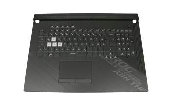Asus ROG Strix G17 G712LV Original Tastatur inkl. Topcase DE (deutsch) schwarz/schwarz mit Backlight