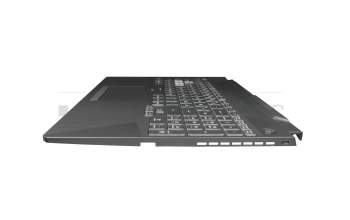 Asus TUF F15 FX506LU Original Tastatur inkl. Topcase DE (deutsch) schwarz/transparent/schwarz mit Backlight