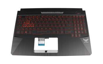 Asus TUF FX505DY Original Tastatur inkl. Topcase DE (deutsch) schwarz/schwarz mit Backlight