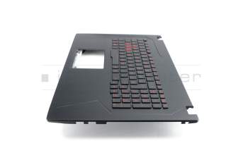 Asus TUF FX753VD Original Tastatur inkl. Topcase DE (deutsch) schwarz/schwarz mit Backlight Rot