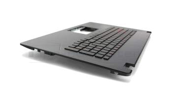 Asus TUF FX753VD Original Tastatur inkl. Topcase UK (englisch) schwarz/schwarz mit Backlight