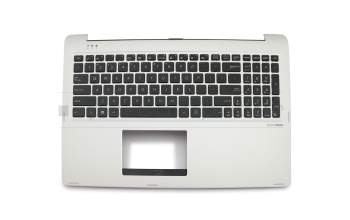 Asus Transformer Book Flip TP550LA Original Tastatur inkl. Topcase US (englisch) schwarz/silber