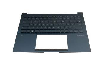 Asus UX3405MA Original Tastatur inkl. Topcase DE (deutsch) blau/blau mit Backlight
