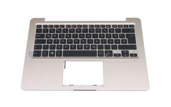 Asus VivoBook 14 X411UA Original Tastatur inkl. Topcase DE (deutsch) schwarz/champagner mit Backlight