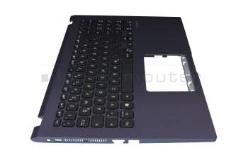 Asus VivoBook 15 D509DA Original Tastatur inkl. Topcase DE (deutsch) schwarz/blau mit Backlight