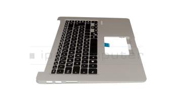 Asus VivoBook 15 X510UA Original Tastatur inkl. Topcase DE (deutsch) schwarz/silber mit Backlight