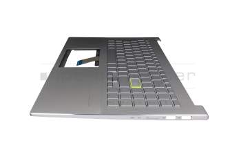 Asus VivoBook 15 X521FA Original Tastatur inkl. Topcase DE (deutsch) silber/silber mit Backlight