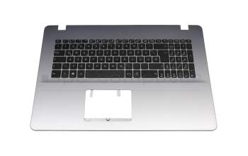Asus VivoBook 17 X705QA Original Tastatur inkl. Topcase DE (deutsch) schwarz/silber mit Backlight