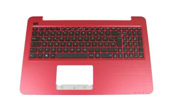 Asus VivoBook F556UQ Original Tastatur inkl. Topcase DE (deutsch) schwarz/rot