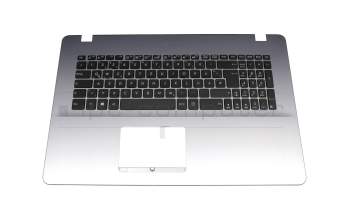 Asus VivoBook F705UB Original Tastatur inkl. Topcase DE (deutsch) schwarz/silber