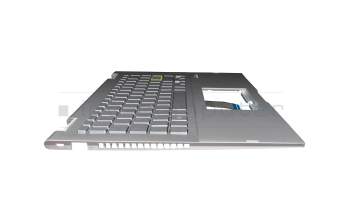 Asus VivoBook Flip 14 TP470EZ Original Tastatur inkl. Topcase DE (deutsch) silber/silber mit Backlight