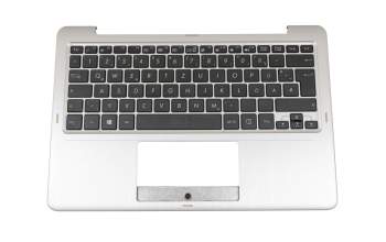 Asus VivoBook Flip TP201SA Original Tastatur inkl. Topcase DE (deutsch) schwarz/silber