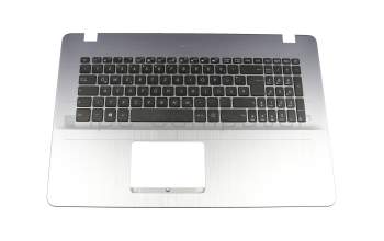 Asus VivoBook P1700UA Original Tastatur inkl. Topcase DE (deutsch) schwarz/silber