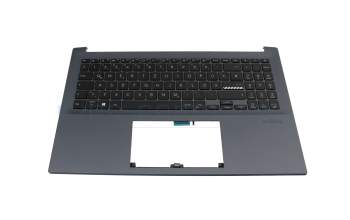 Asus VivoBook Pro 15 K3500PA Original Tastatur inkl. Topcase DE (deutsch) schwarz/blau mit Backlight