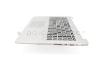 Asus VivoBook Pro X580VD Original Tastatur inkl. Topcase DE (deutsch) schwarz/silber mit Backlight und Fingerprint