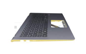 Asus VivoBook S15 S530FA Original Tastatur inkl. Topcase DE (deutsch) schwarz/silber/gelb mit Backlight silber/gelb