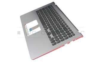Asus VivoBook S15 S530FA Original Tastatur inkl. Topcase DE (deutsch) schwarz/silber mit Backlight