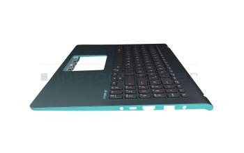 Asus VivoBook S15 S530FA Original Tastatur inkl. Topcase DE (deutsch) schwarz/türkis mit Backlight