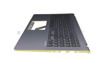 Asus VivoBook S15 S530FN Original Tastatur inkl. Topcase DE (deutsch) schwarz/silber/gelb mit Backlight silber/gelb