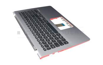 Asus VivoBook S15 S530FN Original Tastatur inkl. Topcase DE (deutsch) schwarz/silber mit Backlight