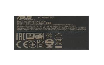 Asus VivoBook S15 S530UF Original Netzteil 65,0 Watt EU Wallplug normale Bauform