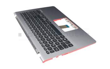 Asus VivoBook S15 X530FA Original Tastatur inkl. Topcase DE (deutsch) schwarz/silber mit Backlight