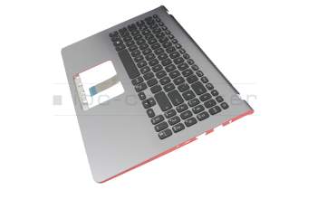 Asus VivoBook S15 X530FN Original Tastatur inkl. Topcase DE (deutsch) schwarz/silber mit Backlight