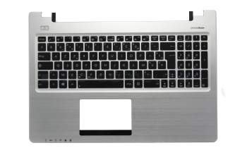 Asus VivoBook S550CA Original Tastatur inkl. Topcase FR (französisch) schwarz/silber