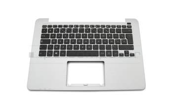 Asus X302UJ Original Tastatur inkl. Topcase FR (französisch) schwarz/silber