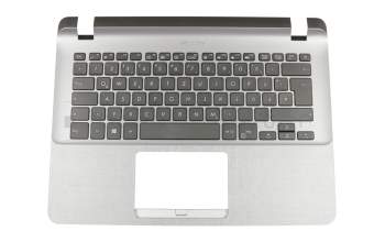 Asus X407UA Original Tastatur inkl. Topcase DE (deutsch) schwarz/silber