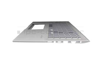 Asus X532FA Original Tastatur inkl. Topcase DE (deutsch) silber/silber mit Backlight