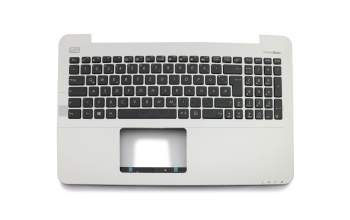 Asus X555UB Original Tastatur inkl. Topcase DE (deutsch) schwarz/silber