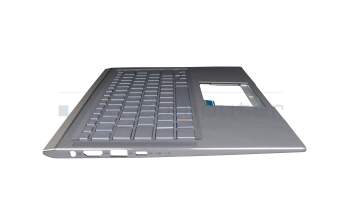 Asus ZenBook 14 UX431DA Original Tastatur inkl. Topcase DE (deutsch) silber/silber mit Backlight