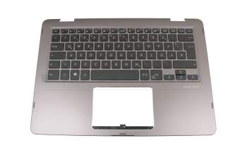 Asus ZenBook Flip 14 UX461UA Original Tastatur inkl. Topcase DE (deutsch) schwarz/grau mit Backlight
