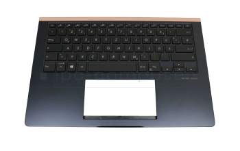 Asus ZenBook Pro 14 UX480FD Original Tastatur inkl. Topcase DE (deutsch) schwarz/blau mit Backlight