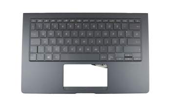 Asus ZenBook S UX391UA Original Tastatur inkl. Topcase DE (deutsch) schwarz/schwarz mit Backlight