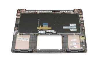 Asus ZenBook UX310UA Original Tastatur inkl. Topcase DE (deutsch) schwarz/rosé mit Backlight
