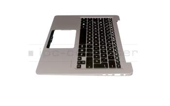 Asus ZenBook UX330CA Original Tastatur inkl. Topcase DE (deutsch) schwarz/silber mit Backlight