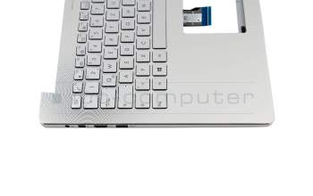 Asus ZenBook UX501LW Original Tastatur inkl. Topcase DE (deutsch) silber/silber mit Backlight