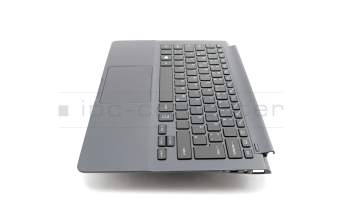 BA61-01805D Original Samsung Tastatur inkl. Topcase DE (deutsch) schwarz/anthrazit mit Backlight