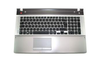 BA75-03790C Original Samsung Tastatur inkl. Topcase DE (deutsch) schwarz/silber