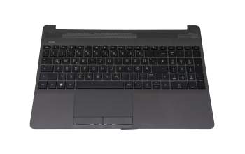 BJTUFA1LMG03Q1 Original HP Tastatur inkl. Topcase DE (deutsch) schwarz/grau