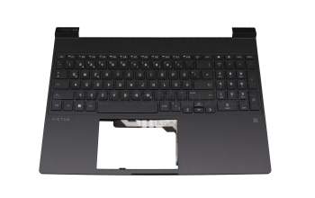 BQBET3A5WHS0X1 Original HP Tastatur inkl. Topcase DE (deutsch) schwarz/grau mit Backlight