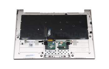 C06-04020 2008261633 Original Lenovo Tastatur inkl. Topcase DE (deutsch) silber/silber mit Backlight