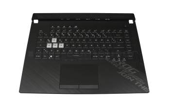 C184226KE1 Original Sunrex Tastatur inkl. Topcase DE (deutsch) schwarz/schwarz mit Backlight